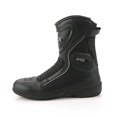 Yajos Arcxl60568 Motorcycle Urban Cycling Boots Men's and Women's Motorcycle Racing Shoes Long-Distance Motorcycle Waterproof Boots (Motorcycle Safety Supplies) - black-36