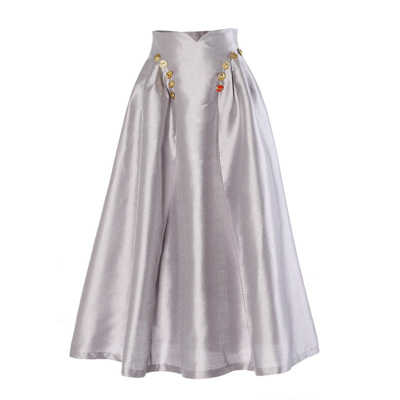 Luxurious and Sophisticated Long Tutu Skirt, 2025 Autumn and Winter New Style, Patchwork Large Hem Skirt, European and American Floor-Length Skirt