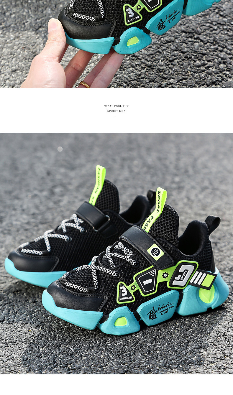 spring and autumn childrens shoes mesh sneakers Korean version of lightweight shoespicture2