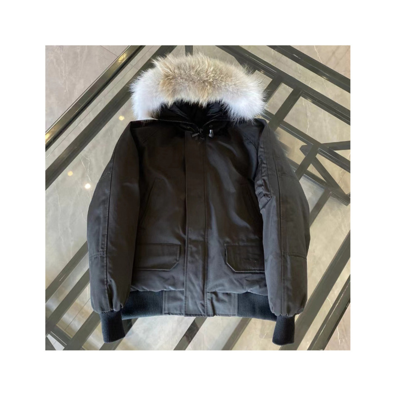 Cross-Border Foreign Trade Goose down Jacket Pilot Jacket Men's and Women's Outerwear Couple Parka Chilliwack Goose