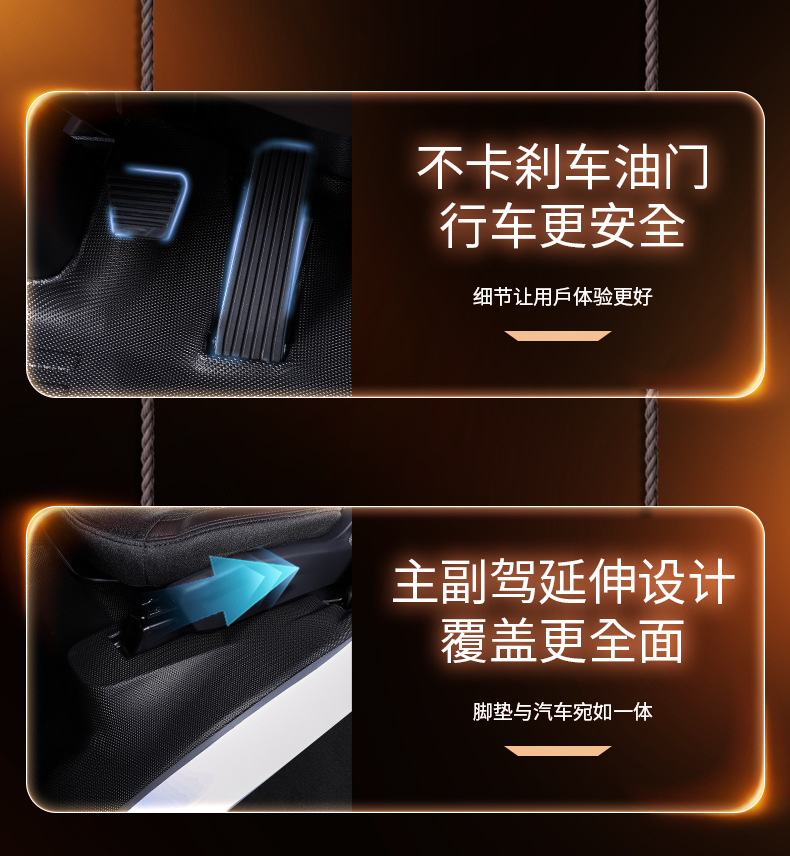 Suitable for Remote-Controlled Xingzhi H8E, Full-Coverage, Specialized Remote-Controlled New Energy Vehicle Waterproof and Wear-Resistant Tpe Truck Floor Mats