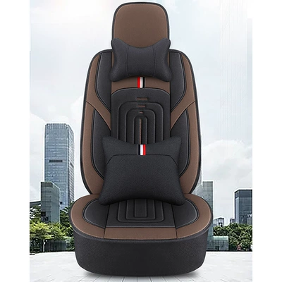 Seat cushion, seat cover, Excavator Seat Covers Made of - coffee-color-deluxe-version-single-seat