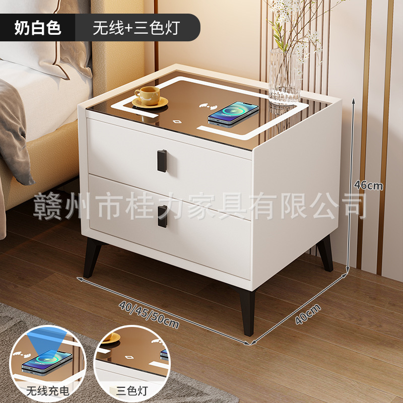 밀크 화이트: LED+무선 충전