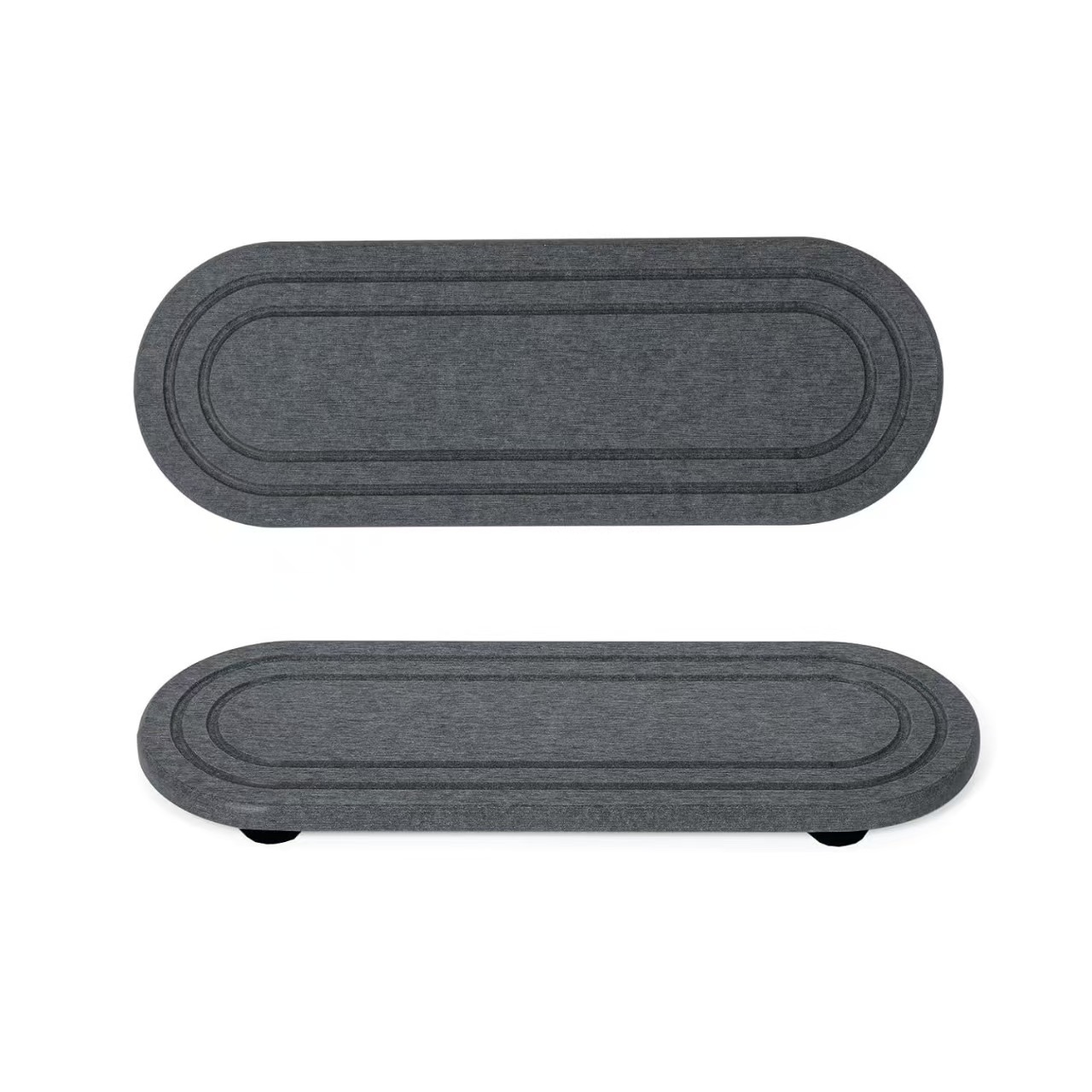 진한 회색 - 타원형(원형 홈 2개)