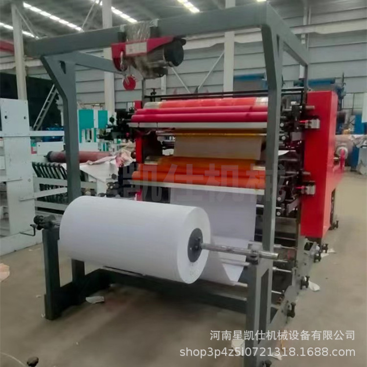 传统火纸生产机器 冥币烧纸加工机械 黄表纸生产设备四色水墨印刷