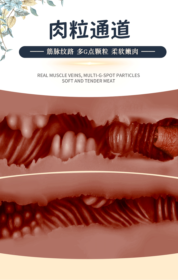 Jiuai Xiaoyeji Hip Masturbator TPE Half-body Male Stroker Toy — detail image 2