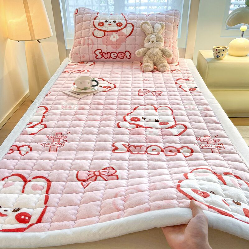 H7Jh7J Milk Velvet Mattress Mattress Cushion Home Thickeneded Dormitory Student Single Bedding Quilt Winter Plus Plush H7Jh7J Milk Velvet Mattress Mattress Cushion Home Thickeneded Dormitory Student Single Bedding Quilt Winter Plus Plush