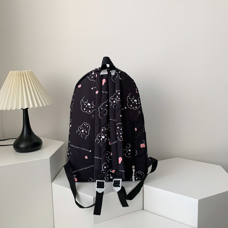 Al por Mayor Escuela Secundaria estudiante mochila de gran capacidad de nylon impermeable mochila de impresión estudiante de la escuela media de viaje de ocio al aire libre bolsa