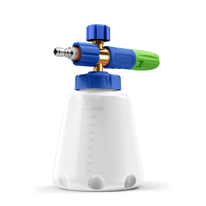 高压清洗机泡沫壶洗车高压水枪PA壶台州壶1000ML泡沫喷壶泡沫喷枪
