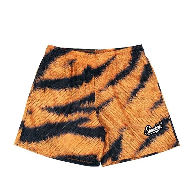 Pantalones cortos americanos para hombres marca de tendencia retro marca de agua pantalones de baloncesto de secado rápido pantalones cortos de entrenamiento para hombres de verano