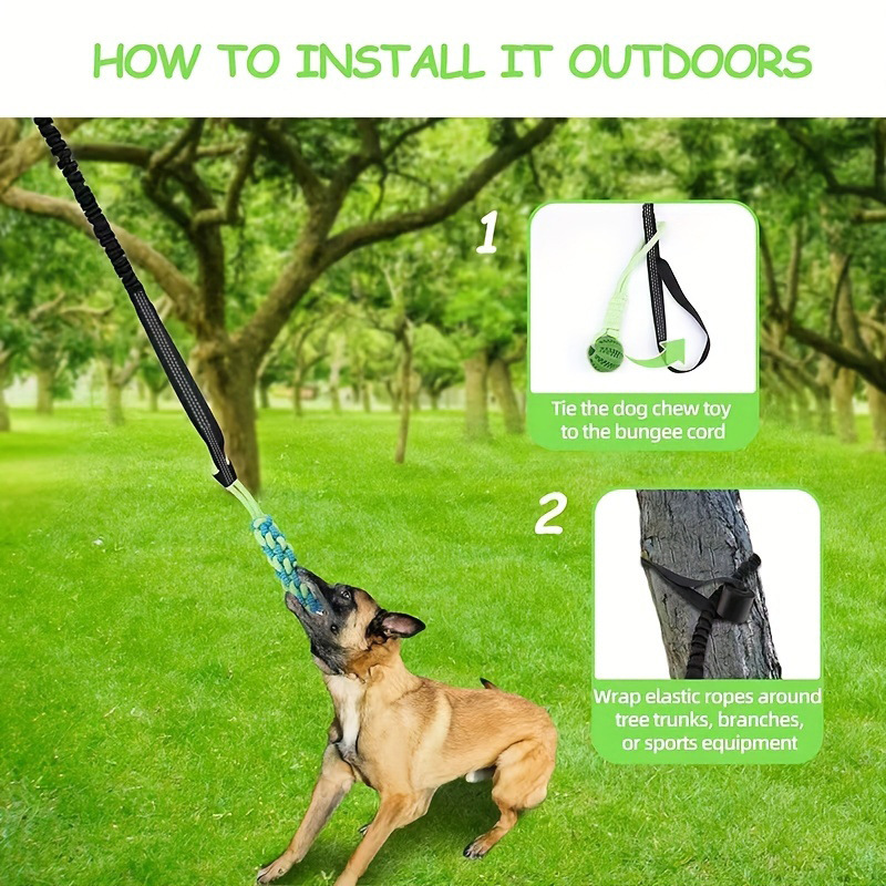 Durable Dog Rope Toy For Interactive Chewing And Teeth Cleaning_voghion.com