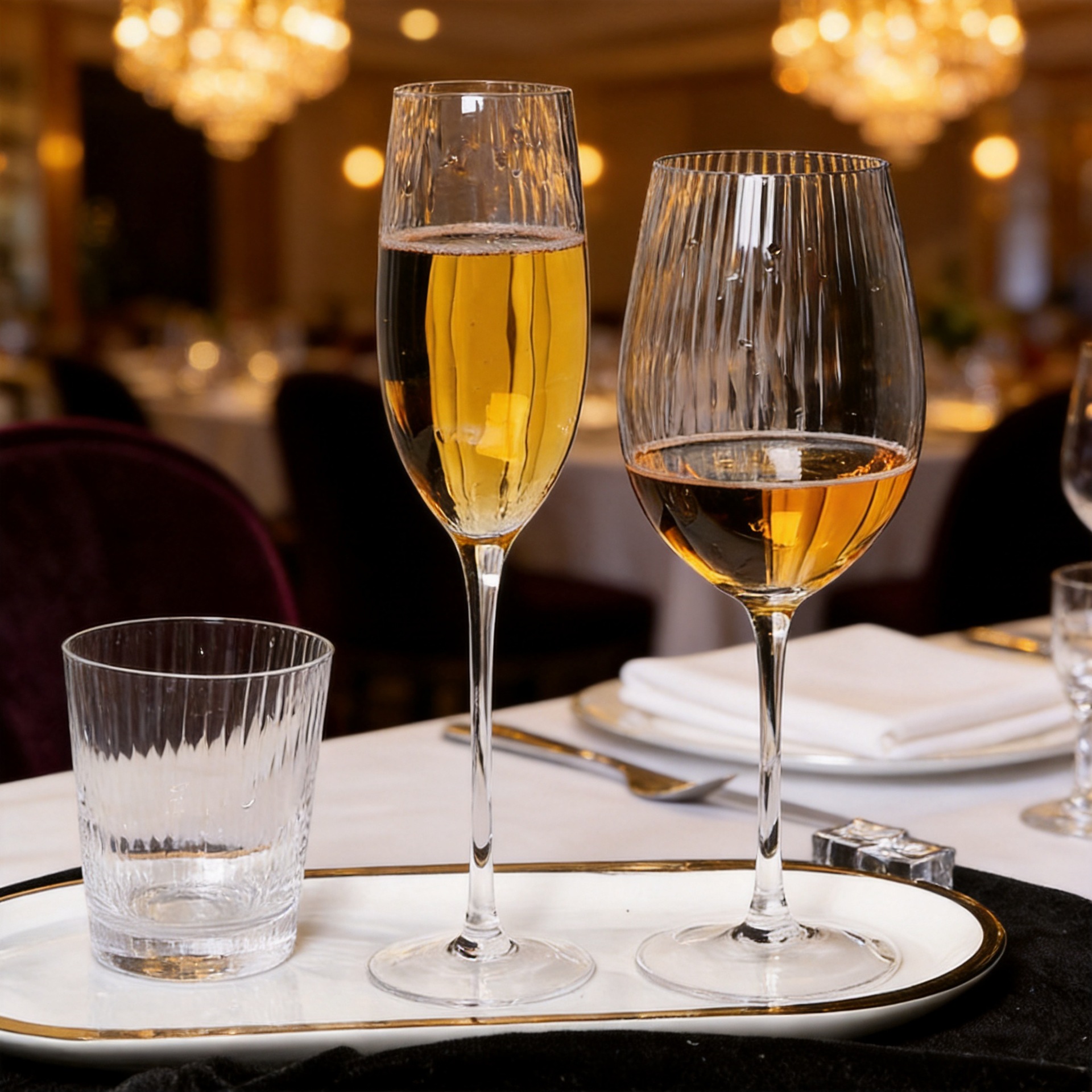 transparent wineglass