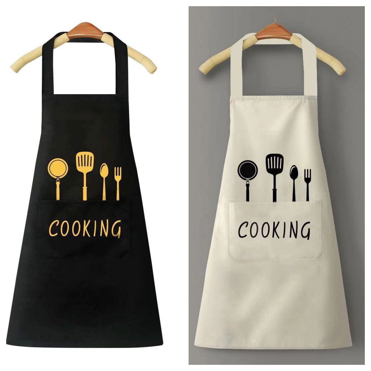 손을 닦지 마세요(검정색 + 흰색)