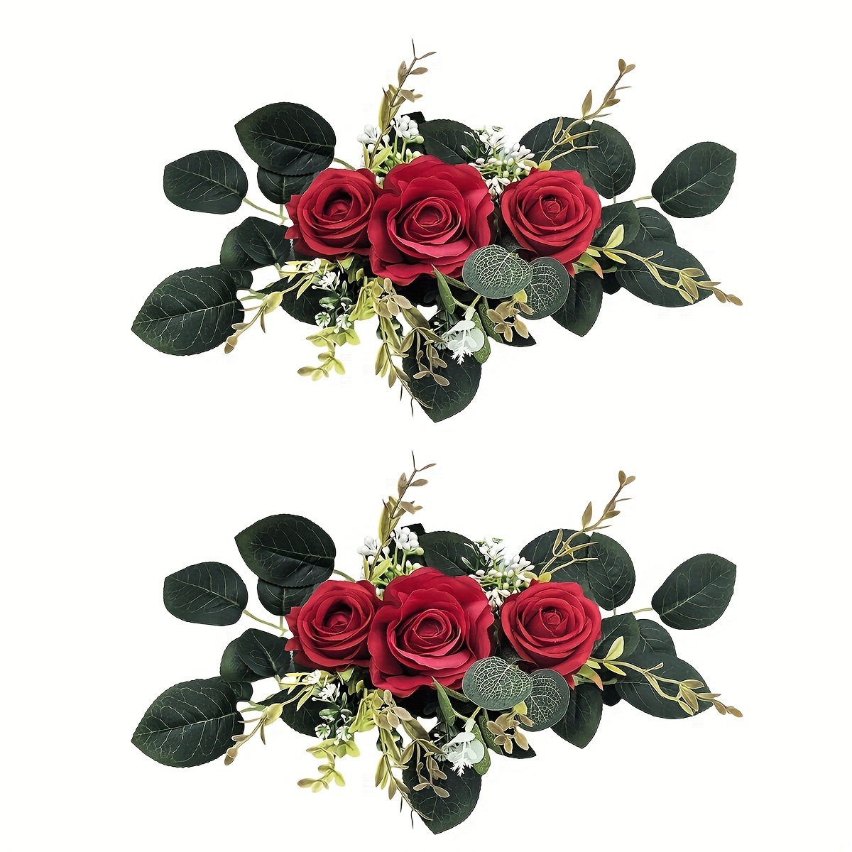 Sillas transfronterizas flores hechas a mano diy productos terminados festivales de bodas diseño de mesa de comedor de hotel decoración de escena de flores de simulación