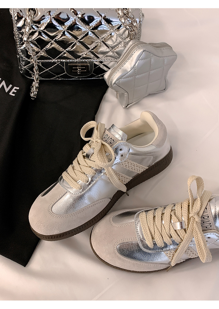 Su Yanxiao, el mismo blogger estándar ~ retro encaje de cuero, zapatos casuales de entrenamiento alemán, zapatos de primavera y otoño.