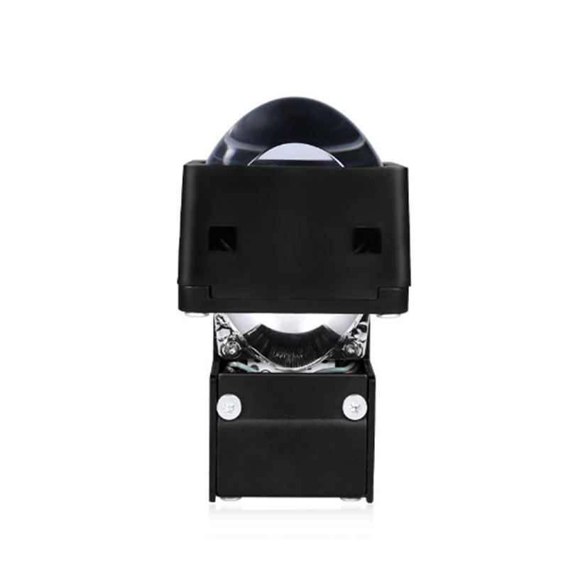 Lente de motocicleta eléctrica del automóvil Lente de luz delantera LED Reforma de lente de doble luz integrada