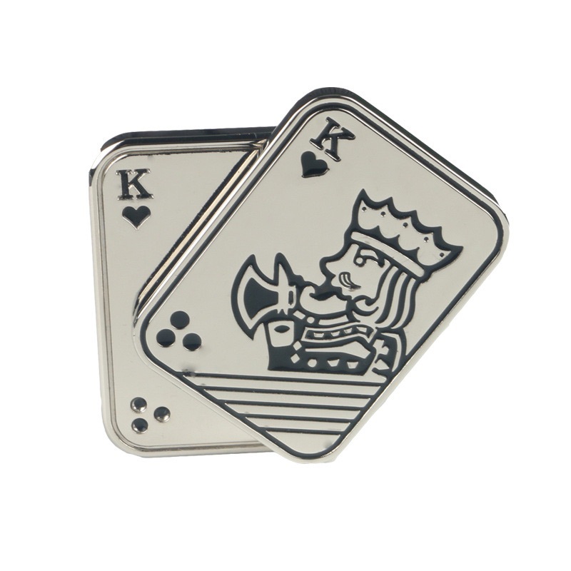 PaPa 코인 - 밝은 은색(작은 가죽 가방)