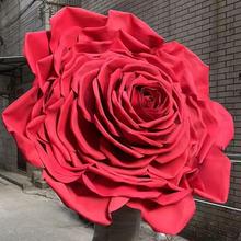 手工纸花背景直销婚庆室外立体泡沫纸婚礼巨型防水玫瑰大红花