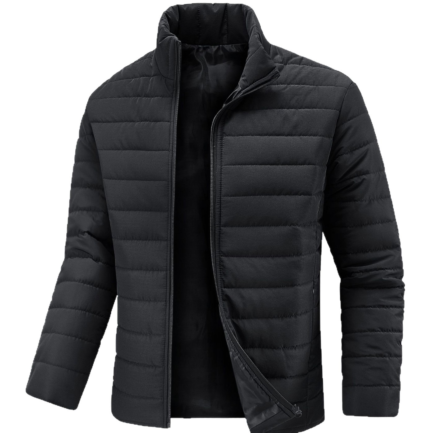Chaquetas de algodón para hombre al por mayor, ligeras, cálidas, ajustadas, ropa de invierno, chaquetas gruesas de algodón, abrigos de algodón, ropa para hombre