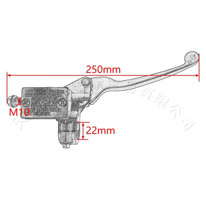Off-road motorcycle accessories: High-end Apollo front brake master cylinder, left and right disc brake pumps, hydraulic brake pumps