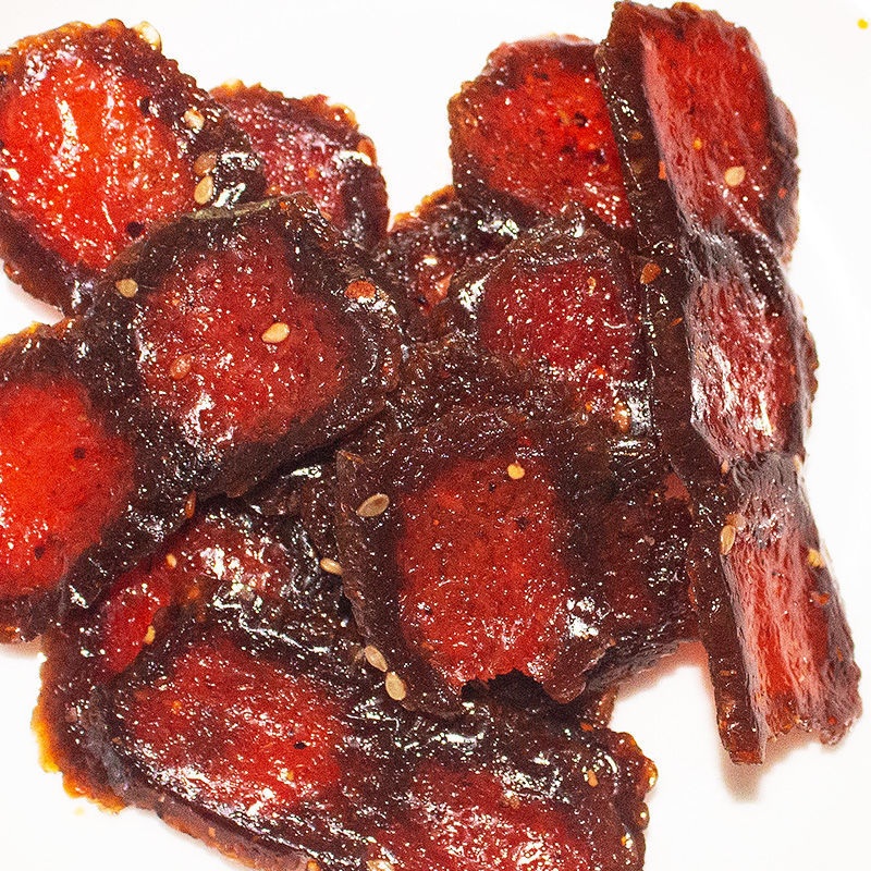 Honey-coated hawthorn and spicy sticks: a snack for the 80s and 90s, bringing back childhood memories, spicy strips gift set, gluten-free spicy vegetarian snacks.