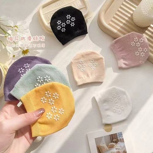 Women's Summer Thin Slip-On Invisible Silicone Non-Slip Half-Calf Socks for High Heels Breathable Moisture-Wicking Ankle Socks