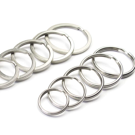 Цепочка ключей из нержавеющей стали, автомобильные ключи с молнией для ключей, 2025283032 мм