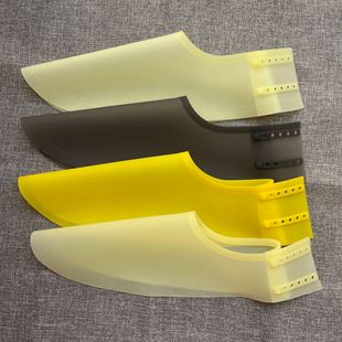 Silicone shoe cover Barber shop hairdresser anti -feet broken hair shoe cover barber -proof oil shoe suits can be adjusted size