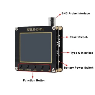 FNIRSI 138 Pro handheld oscilloscope DSO138 upgraded version can measure mains electricity, steam repair and home appliance repair