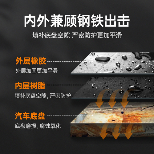Goodway automobile oily chassis armor wholesale chassis anti-wear anti-rust paint sound insulation glue anti-collision resin quick drying