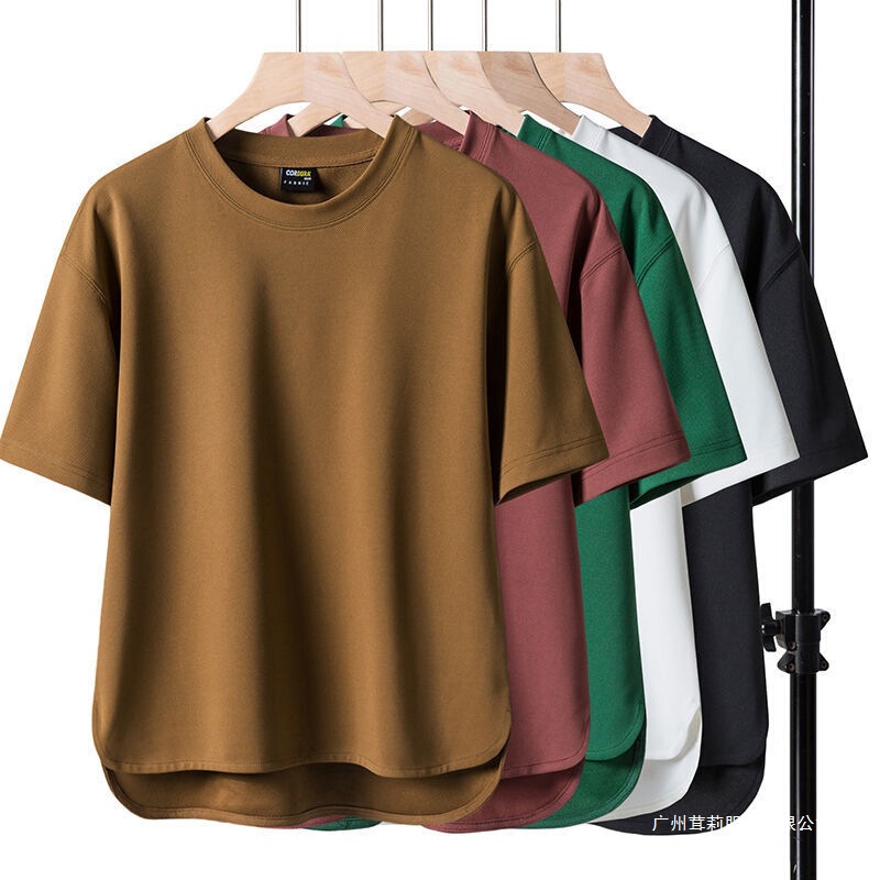 Men's Short-Sleeved Shirt, French Style, Casual, Fashionable, High Street Trendy, Slimming, Loose, Large Size Short-Sleeved Shirt
