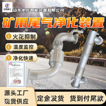 DOC/CDPF1-20L防爆柴油三元催化器 法兰卡箍式连接 智能控制