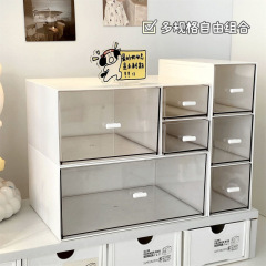 デスクトップ引き出し引き出し収納ボックス学生文具化粧品オフィス透明デスクアクリル収納ラック