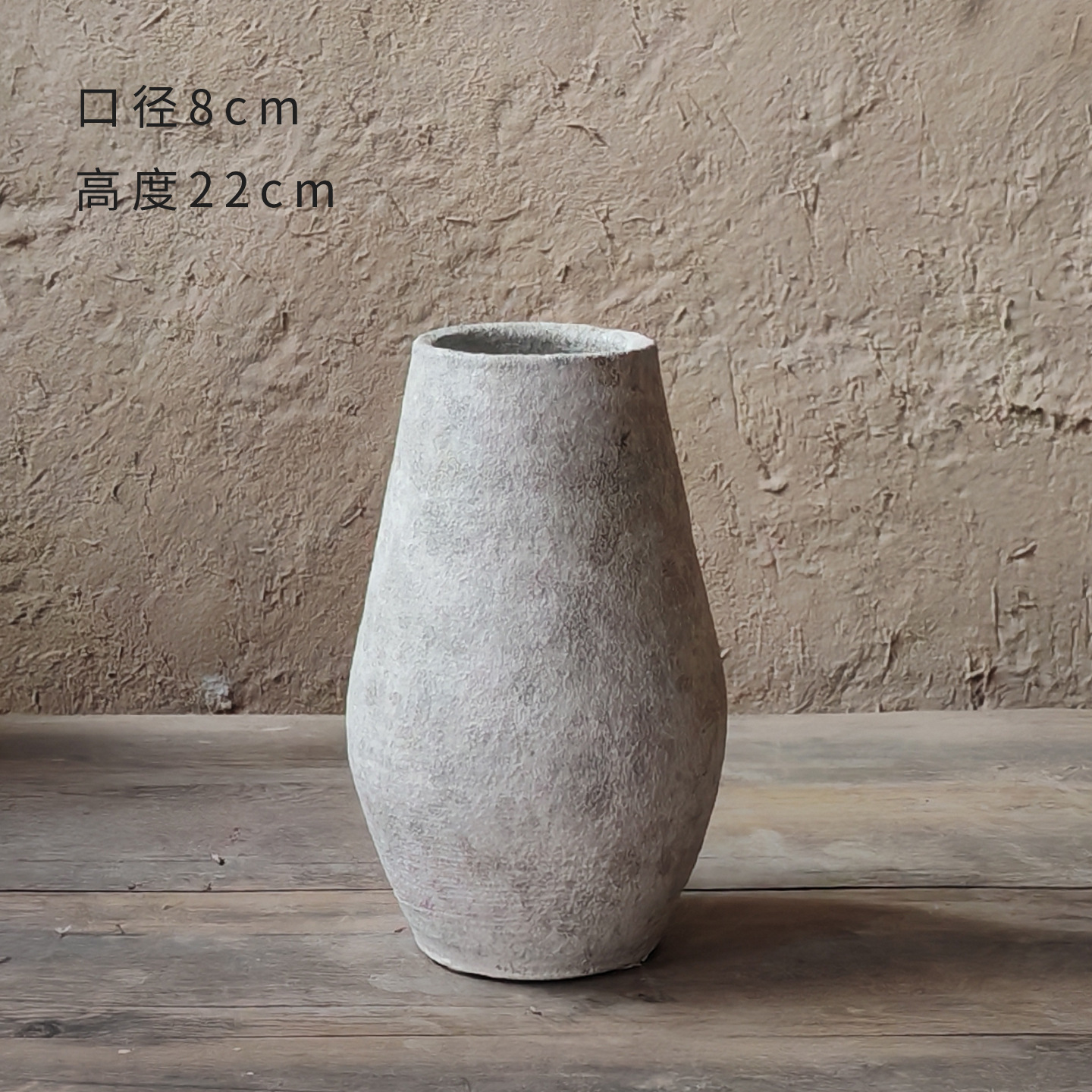 Vaso de cerámica retrógrada gran estómago vasos de cerámica gran sala de estar decoración porcelana decoración al por mayor vaso de viento silencioso
