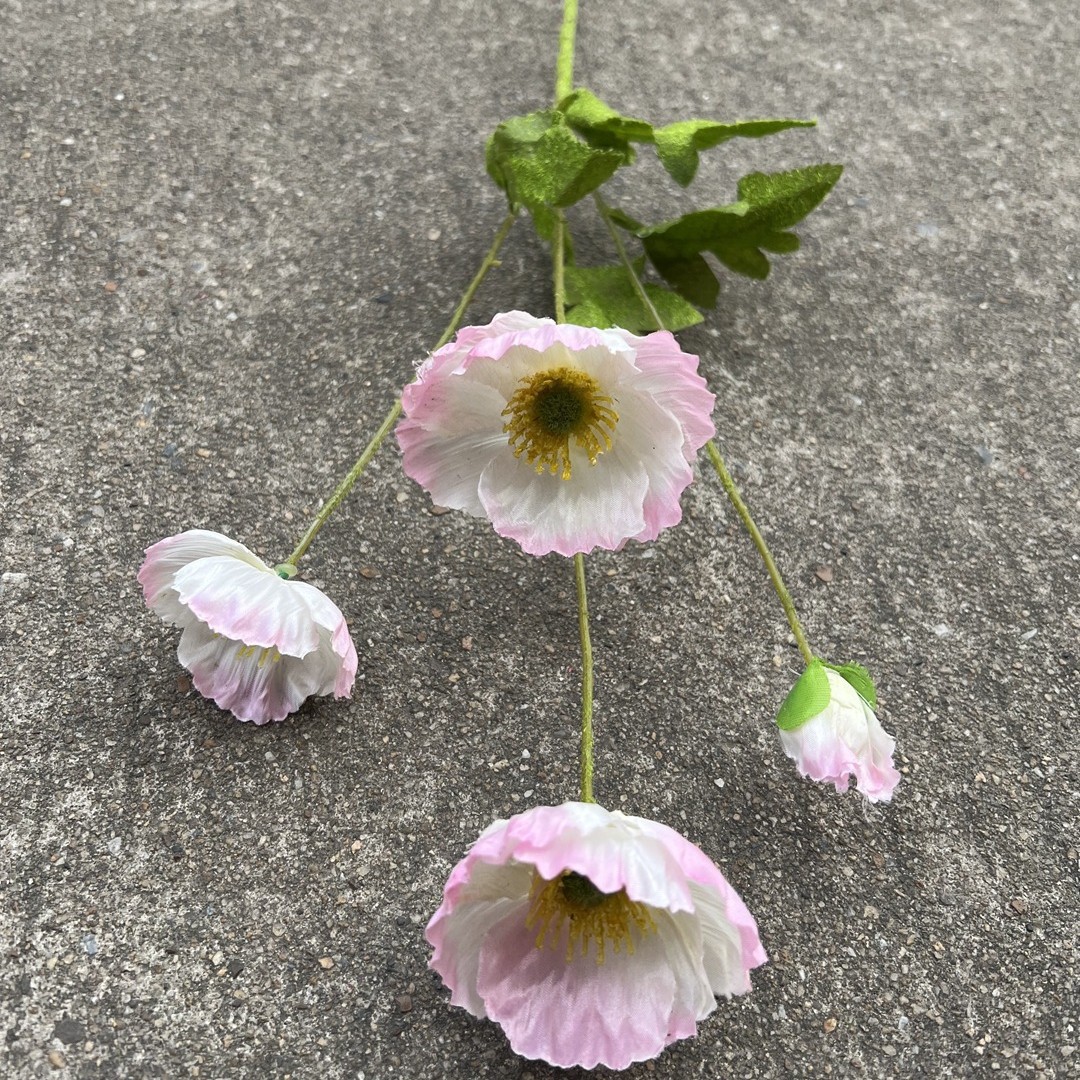 Simulación del Día de San Valentín rosa fabricante 3 sola rama multi-cabeza rosa decoración de la boda flor falsa al por mayor