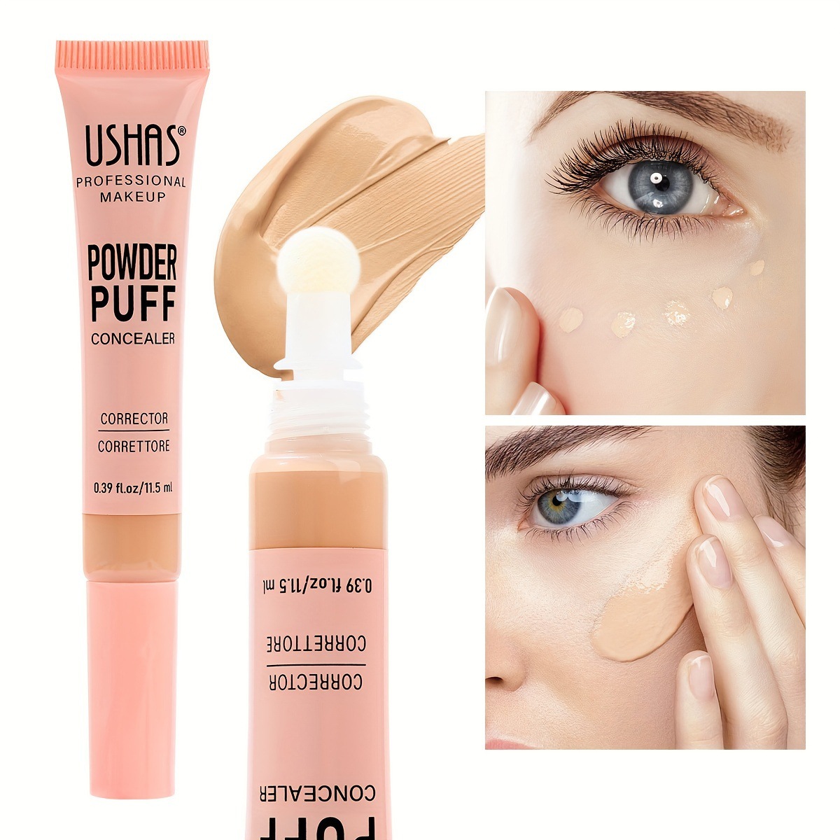 USHAS Europa y los EE.UU. Transfronterizo spot concealer duradero sin quitar el maquillaje impermeable antitranspirante base FS464A