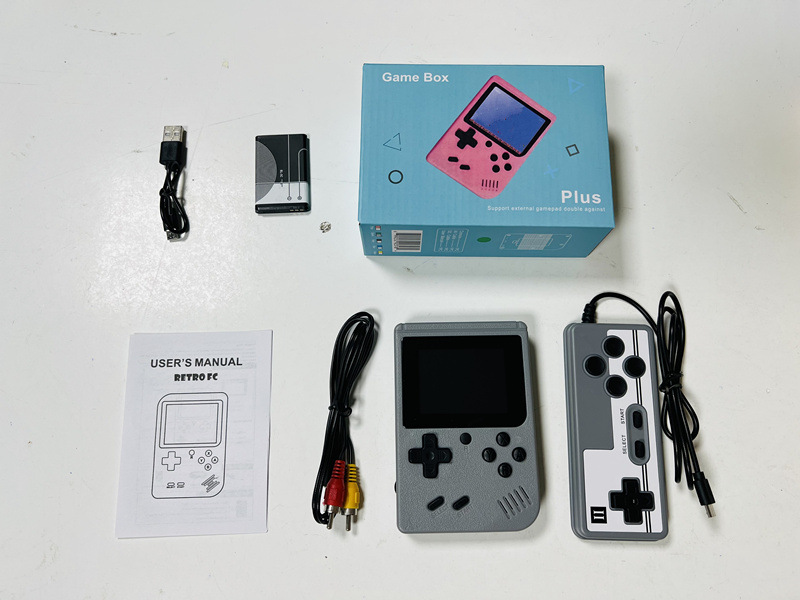 Consola de Juegos Portátil Retro Macaron 400 en 1 500 en 1 800 en 1 para Regalo y Juegos