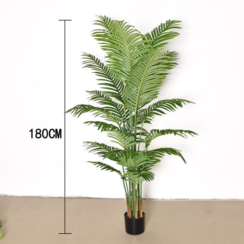 模擬緑の植物、高級なアマゾンの植物、鉢植えの植物、自宅のリビングルームの装飾品、床置きの屋内人工木の緑の植物|undefined
