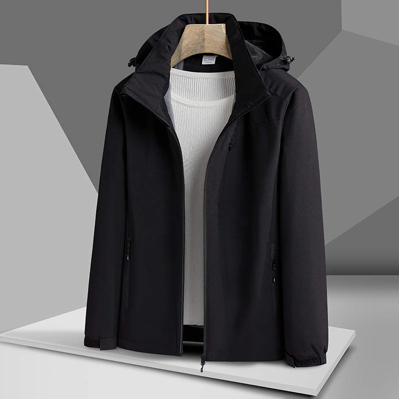 Chaqueta de overoles forrada de lana caliente personalizada equipo de empresa grupo de construcción de ropa al aire libre chaqueta engrosada logotipo personalizado