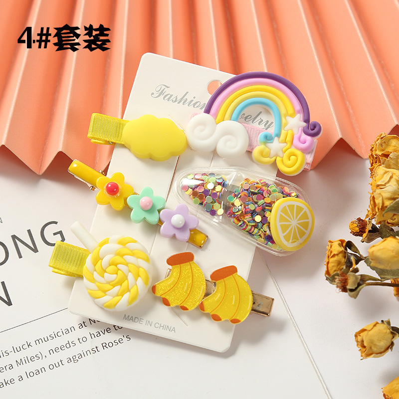 Rainbow banana set de 6 piezas