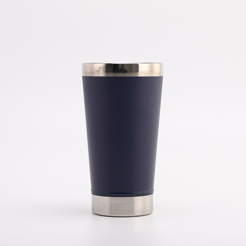 Cross-border Stainless Steel Thermos Beer Mug With Bottle Opener Outdoor Car Spray Plastic Car Ice Bully Mug Wholesale