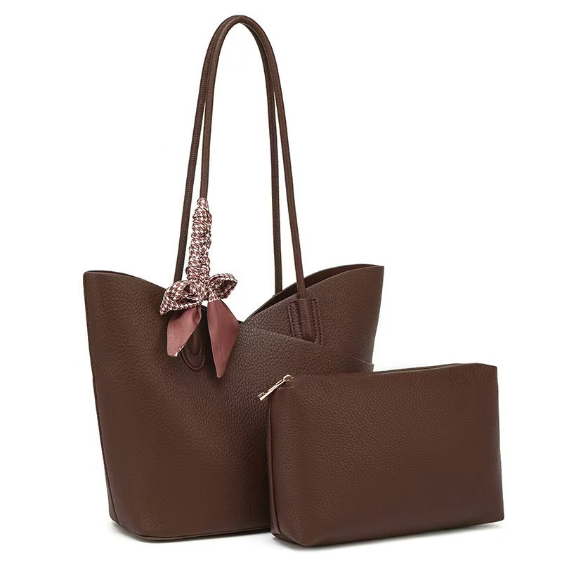 Cross-Border Niche High-End Portable Shoulder Bag, Large-Capacity Commuter Tote Bag, Fashionable and Versatile Underarm Bucket Bag