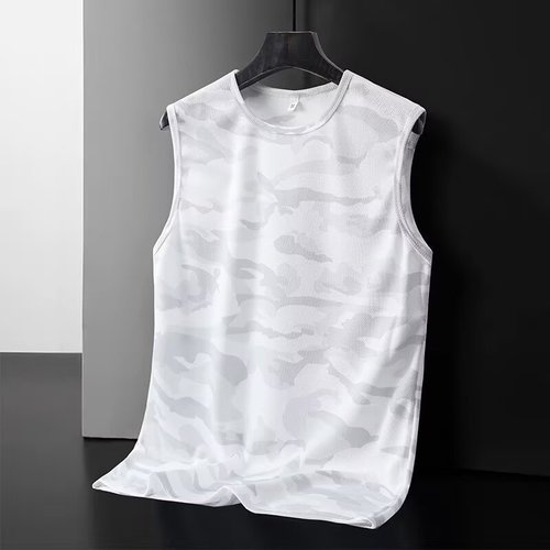 Men's sleeveless tank top 2025 summer fashion brand fitness sports open jacket clothing base couple set white short sleeve t-shirt