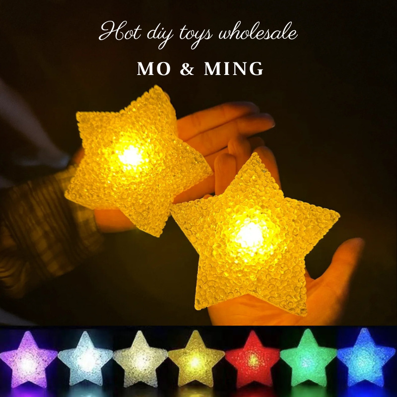 New Year's Day Stage Performance Handheld Star Light Concert Support Stick Cheering Props Luminous Five-Pointed Star Luminous Bracelet New Year's Day Stage Performance Handheld Star Light Concert Support Stick Cheering Props Luminous Five-Pointed Star Luminous Bracelet