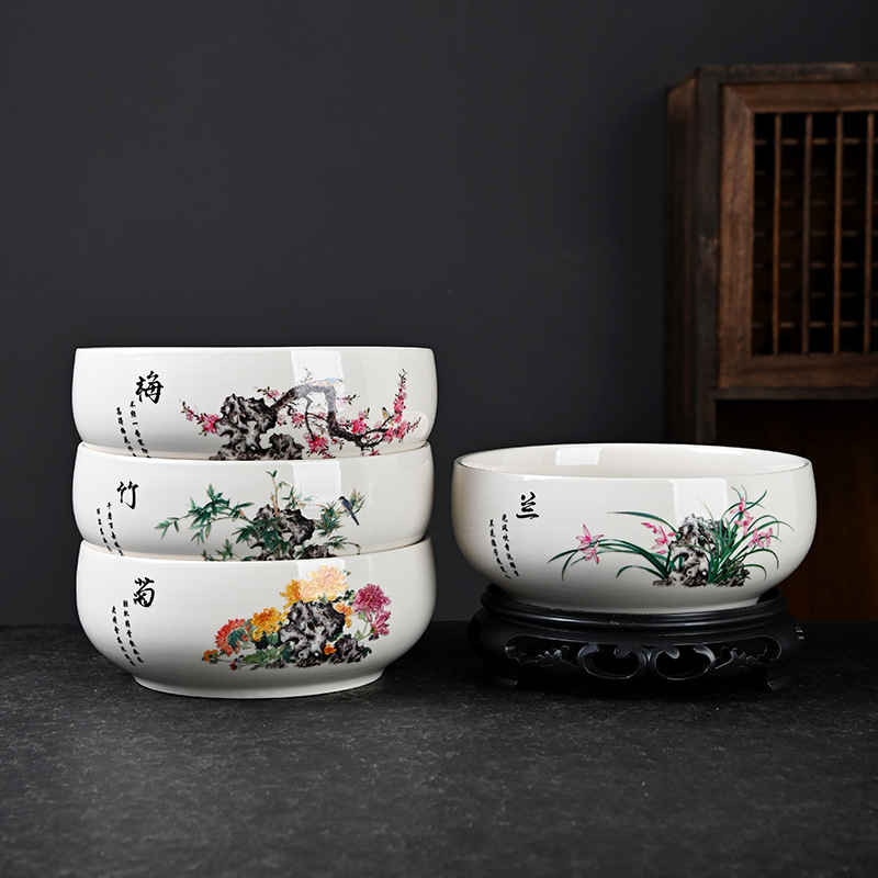 Cuenco de nenúfares, flores de cobre, macetas especiales con paletas, utensilios hidropónicos de cerámica, macetas grandes para el hogar, liquidación al por mayor