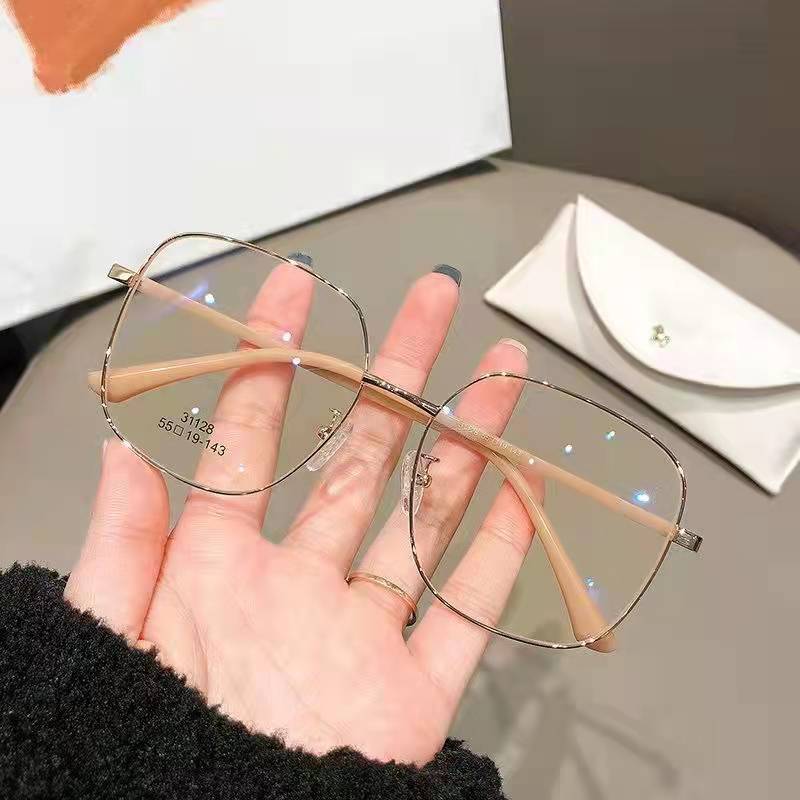 F6 Internet Celebrity New Myopia Glasses Women's Anti-Blue Light Radiation Large Frame ins Wind Show Face Small with Student Mirror