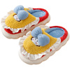 Cartoon slippers, keep warm cute footwear indoor platform for princess