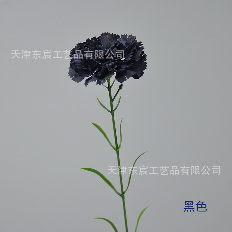 Clavel Artificial de Una Sola Rama de 8 cm de Seda para Bodas y Decoración del Hogar