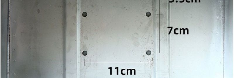 Waterproof storage box, large size, for motorcycle rear trunk, tool storage, electric scooter tail box, thickened, stainless steel