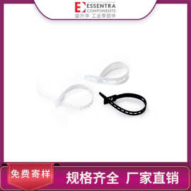 ESSENTRA益升华 带孔扎带线缆电线捆线带可拿样SR 1776宽型扎线带